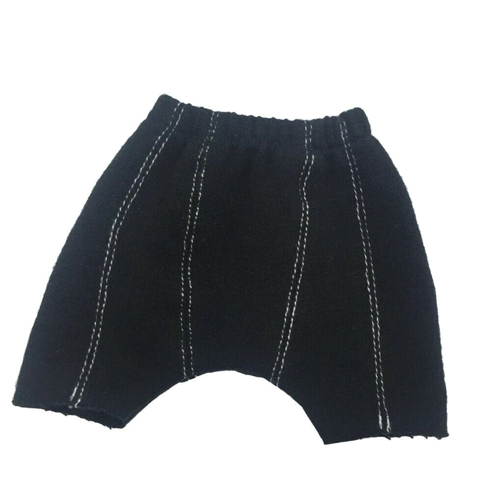 1/6 Scale Male Shorts Hip Pants Black for 12inch Action Figures Accessories