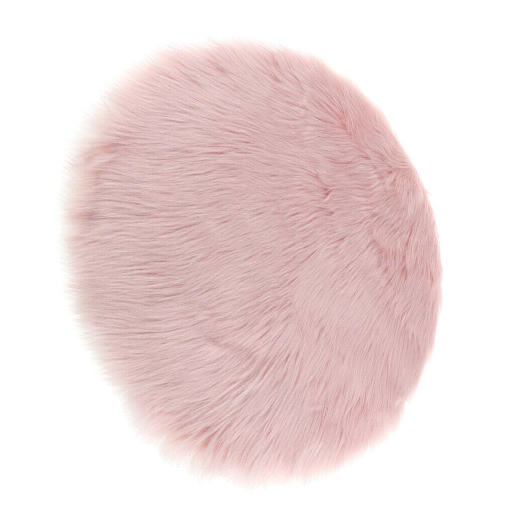 2 pieces 30x30cm faux fur artificial bed rugs sheepskin rug