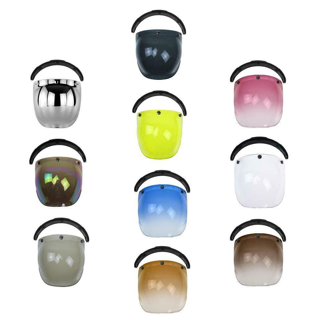 Unisex PC Motorcycle Bubble Visor Windshield Waterproof UV400 Protection