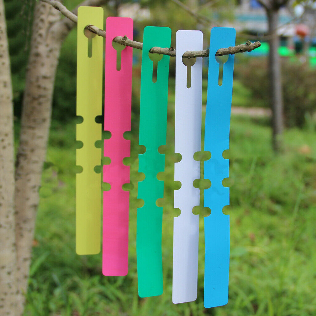 100pcs Pvc Involvement Plant Gardening Greenhouse Hanging Necklace Tag Tag Rose
