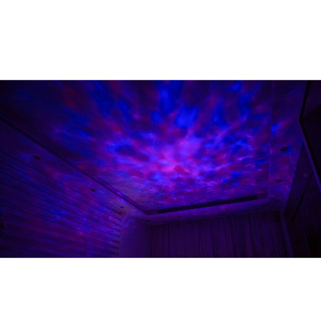 LED Galaxy Projector Light USB Romantic Starry Night Ocean Cosmos Lamp Kids