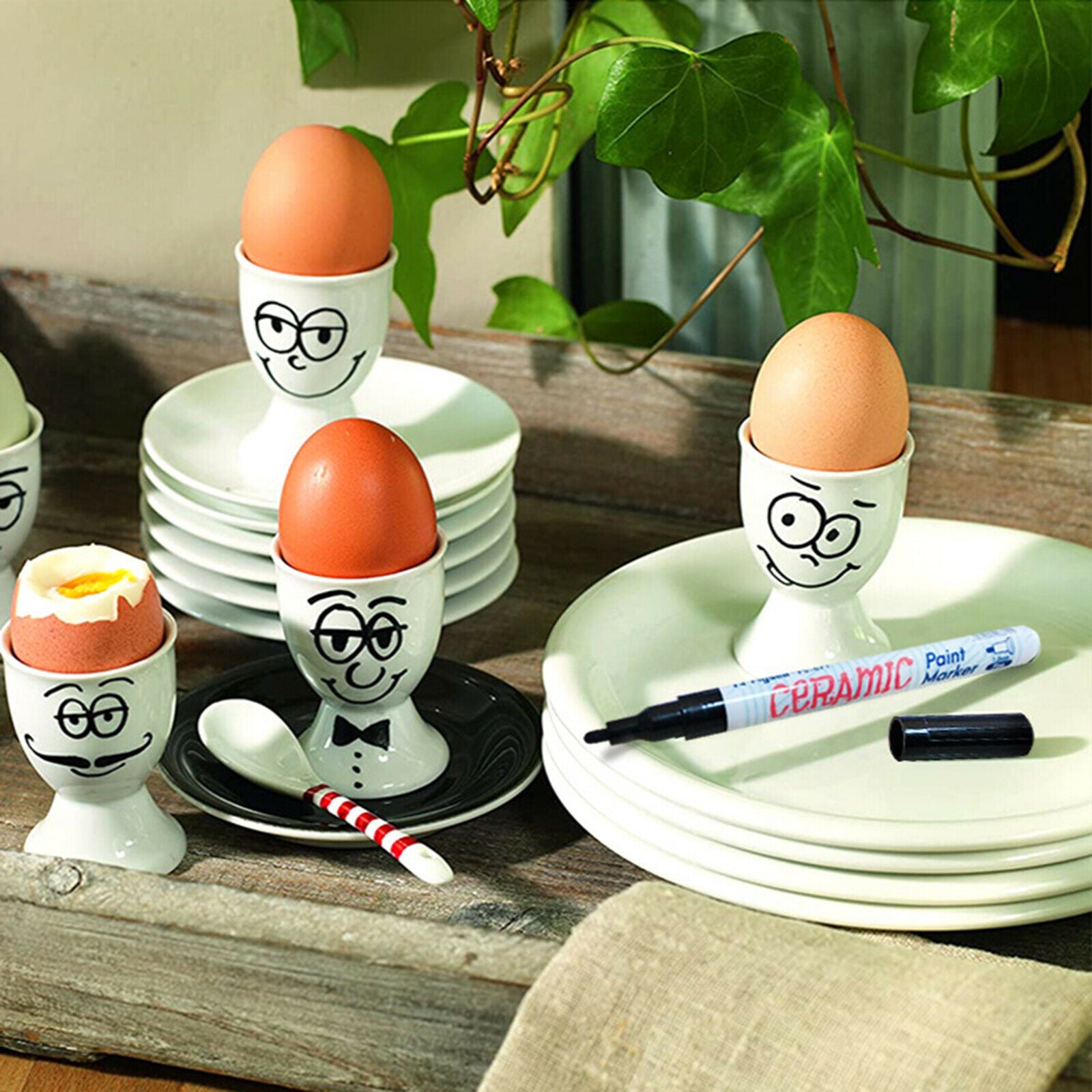 12pcs Painting Paint Pens Paint Markers for Rock Painting Metal Wood Fabric