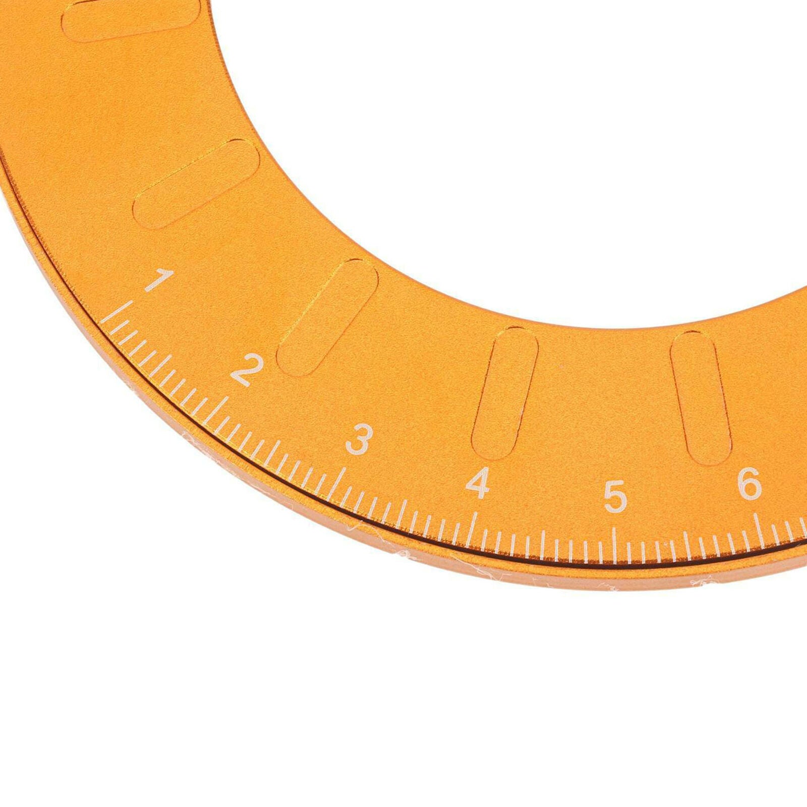 4.9 inch Circle Tool Movable Measurement Stainless Steel Creative Drawing Ruler