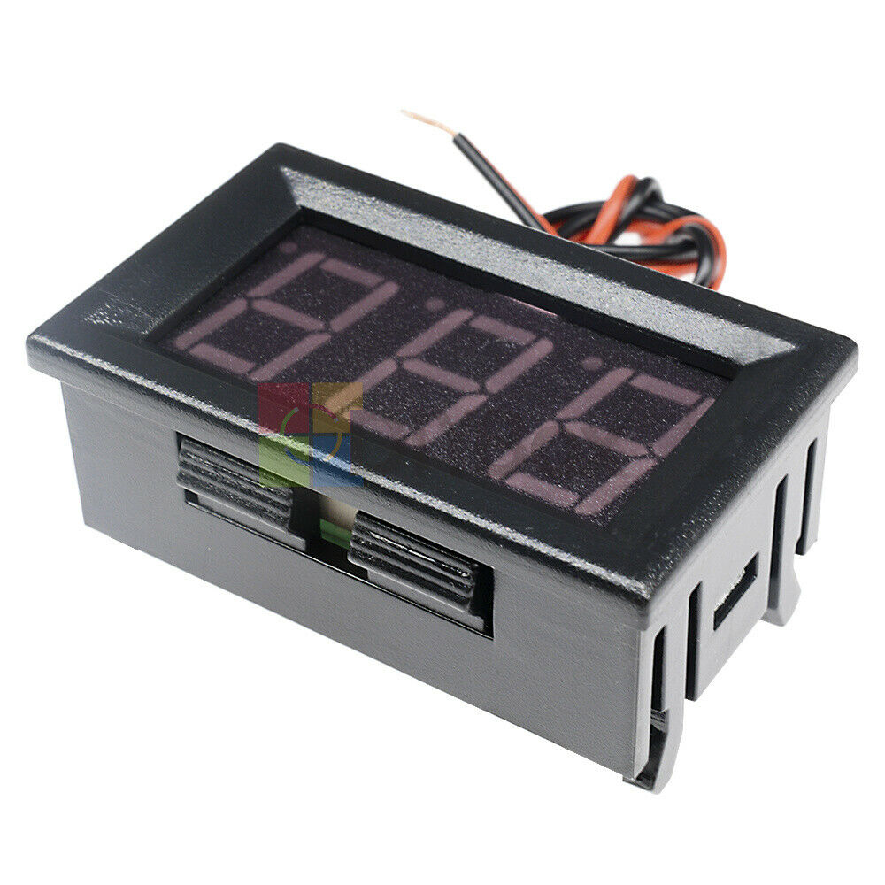 10PCS 0.56" Digital Tube 3 Bit Voltmeter Red LED Panel DC4.5-30V Voltage Meter
