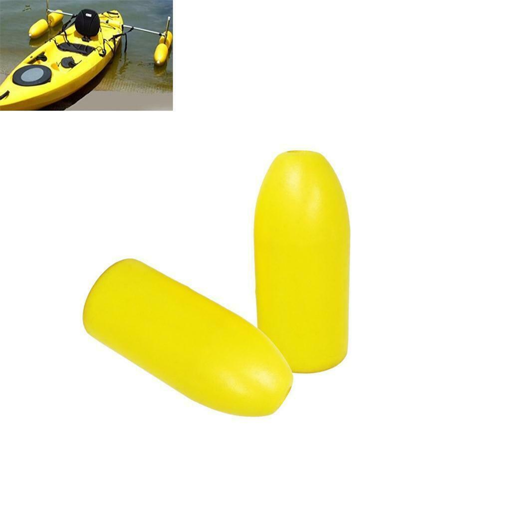 Set 2 PVC Foam Outrigger/Stabilizer Water Float for Kayak Canoe Boat Fishing