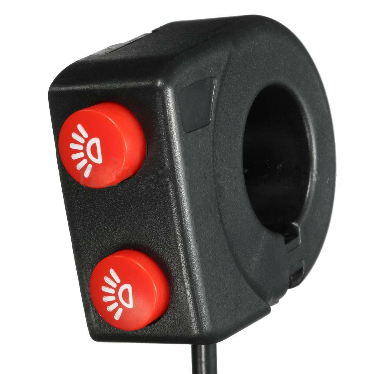 7/8'' Handlebar Light Horn On/Off Signal Indicator Switch Electric Bike Moto&yBD
