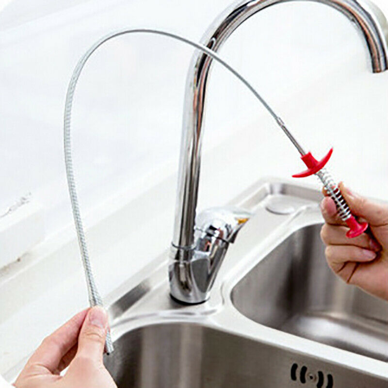 85cm Kitchen Sewer Dredging Device Tools Spring Pipe Sink Cleaning N JfJ..l8