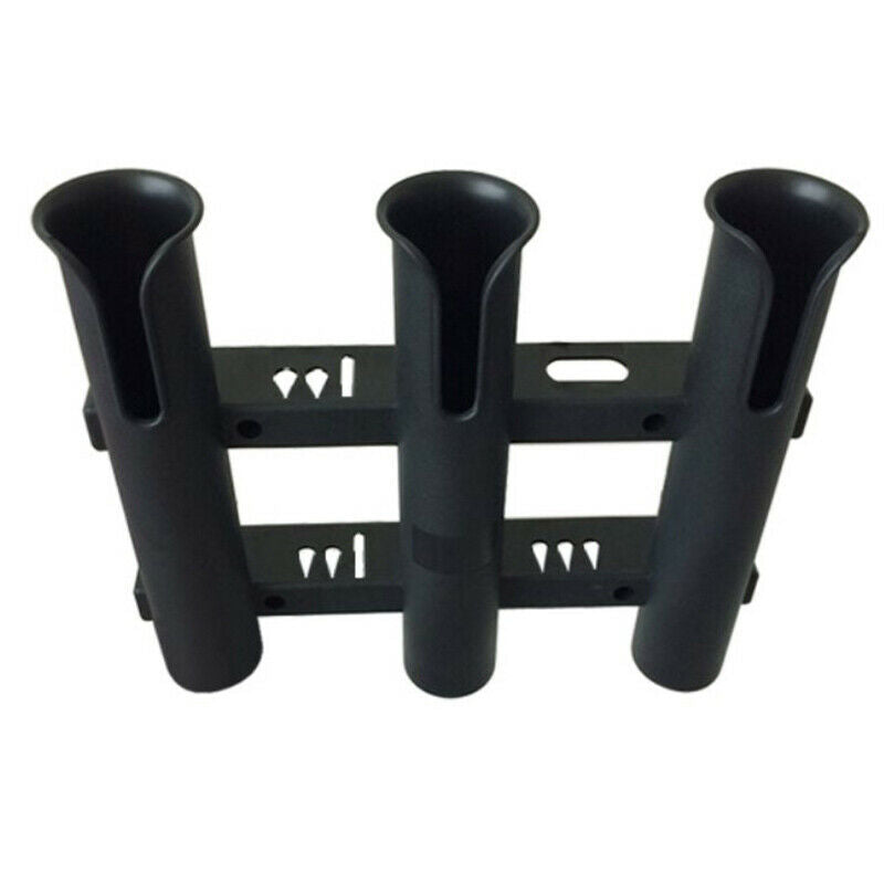 Marine Boat Yacht Kayak Fishing Vertical 3 Link Rod Holder Organiser Pole Tube