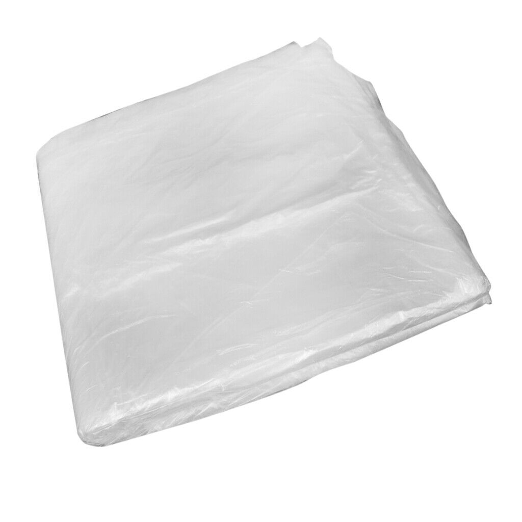 100Pcs Disposable Plastic Films Car Seat Covers Protector Mechanic Valet