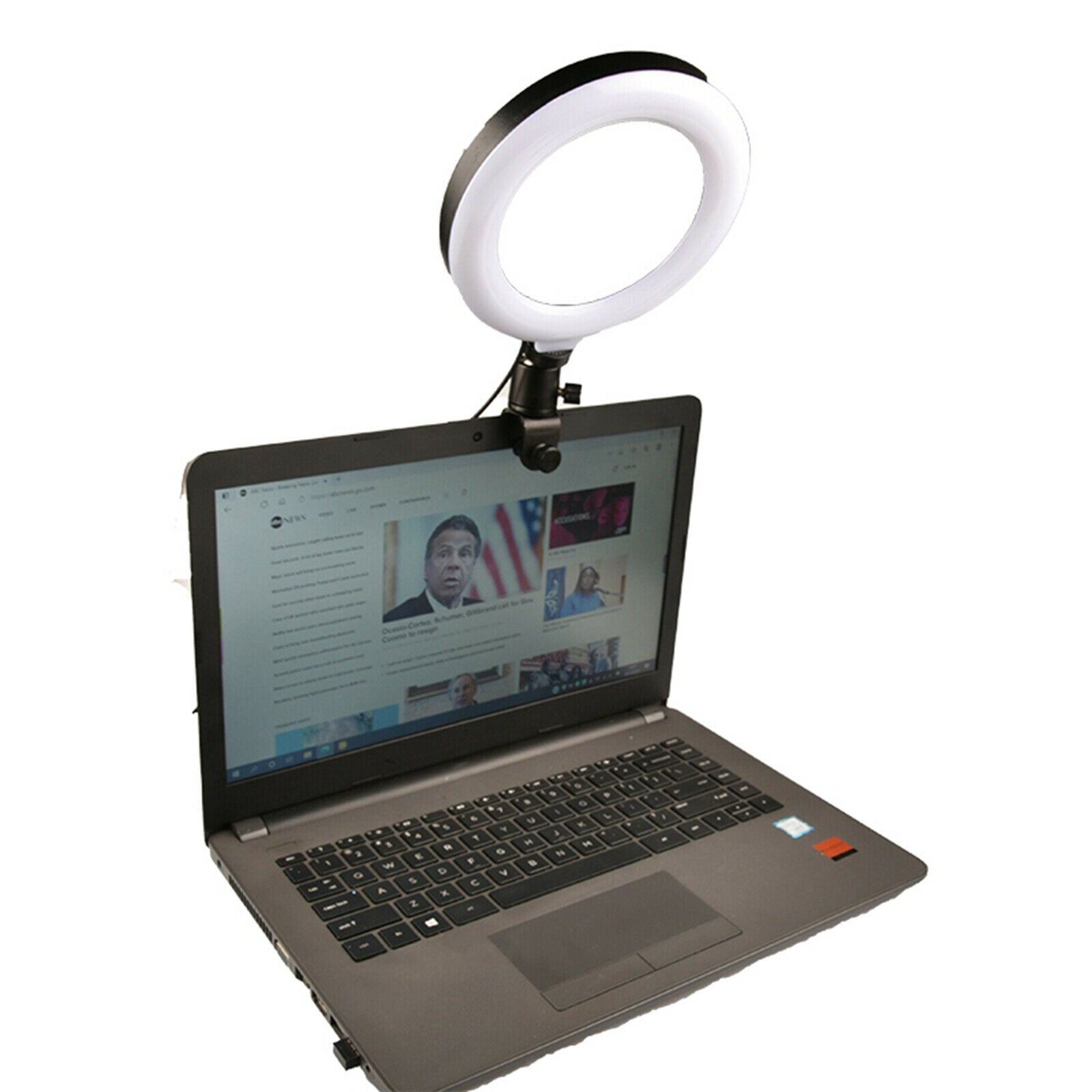 Ring Light Video Conference Lighting Kit Selfie Light Clip on Laptop Monitor