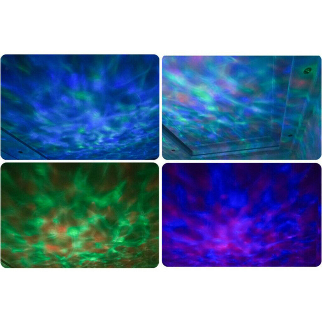 LED Galaxy Projector Light USB Romantic Starry Night Ocean Cosmos Lamp Kids