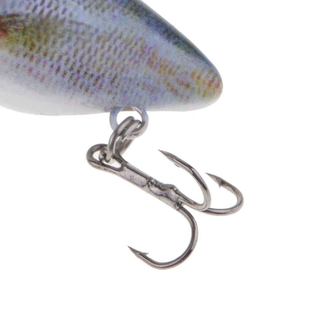 5Pcs/Box Lifelike Fish Wobblers Tackle Crankbaits Vibration Minnow Baits Popper
