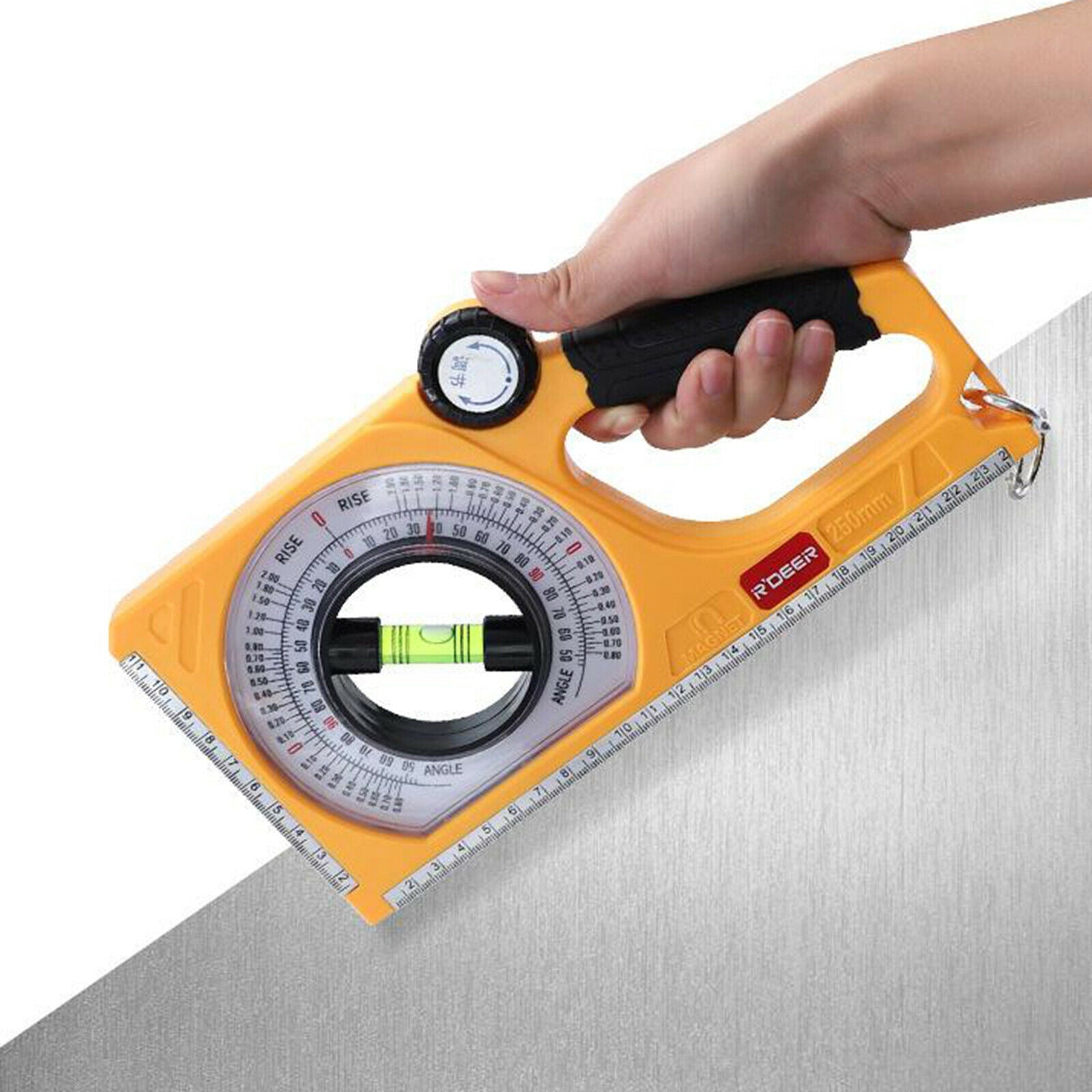 1pcs Multifunction Degree Slope Measure Instruments Bevel Protractor