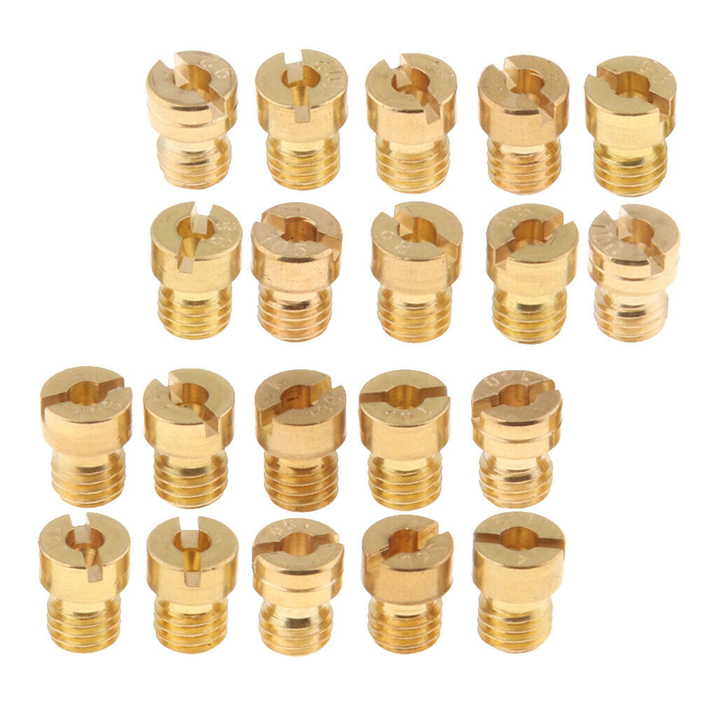 20pcs Carburetor Main Jet Kit for PWK Keihin 85 95 100 130 132 135 138