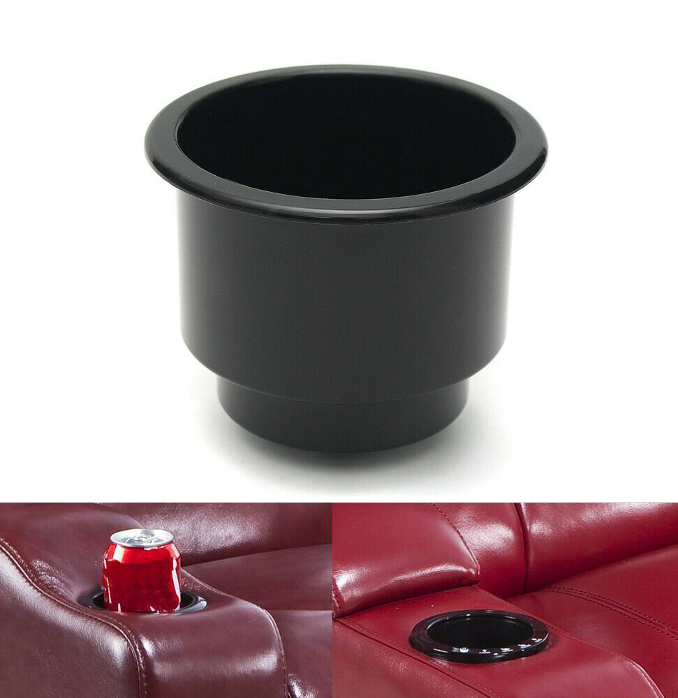 Marine Boat RV Car Plastic Cup Drink Can Holder Yacht Truck Bottle Insert Black