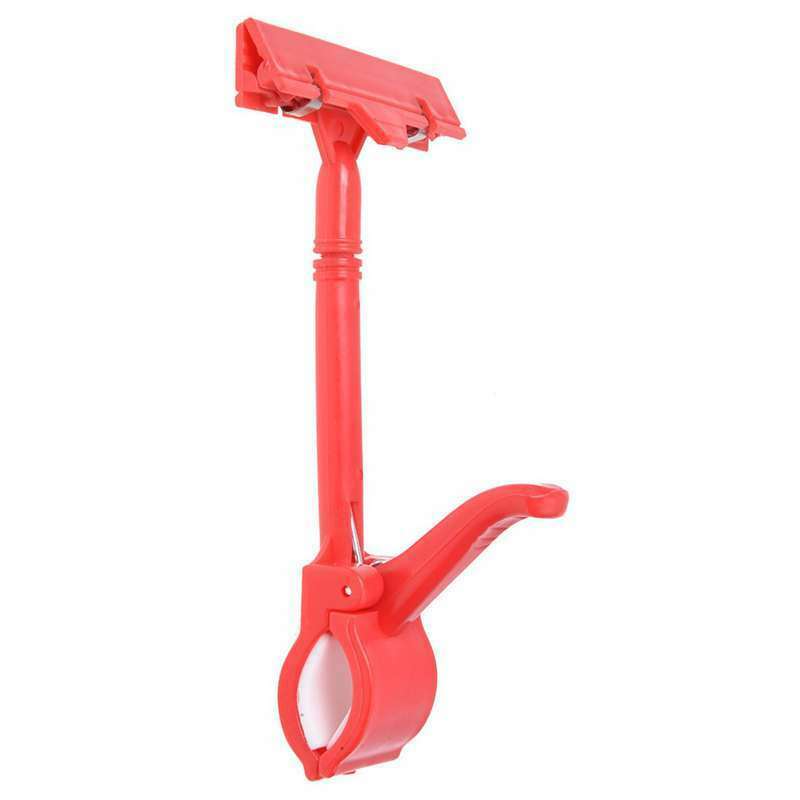 Merchandise Retail Sign Card Price Tag Pop Display Holder Clip Clamp Red Y5U1U1