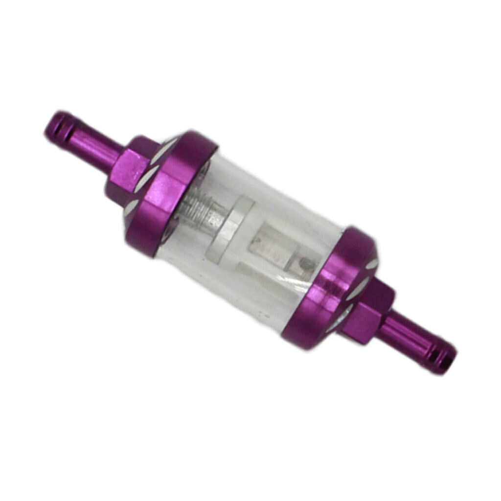8mm Universal Motorcycle Gas Fuel Filter Cleaner 5/16" Pit Dirt Bike