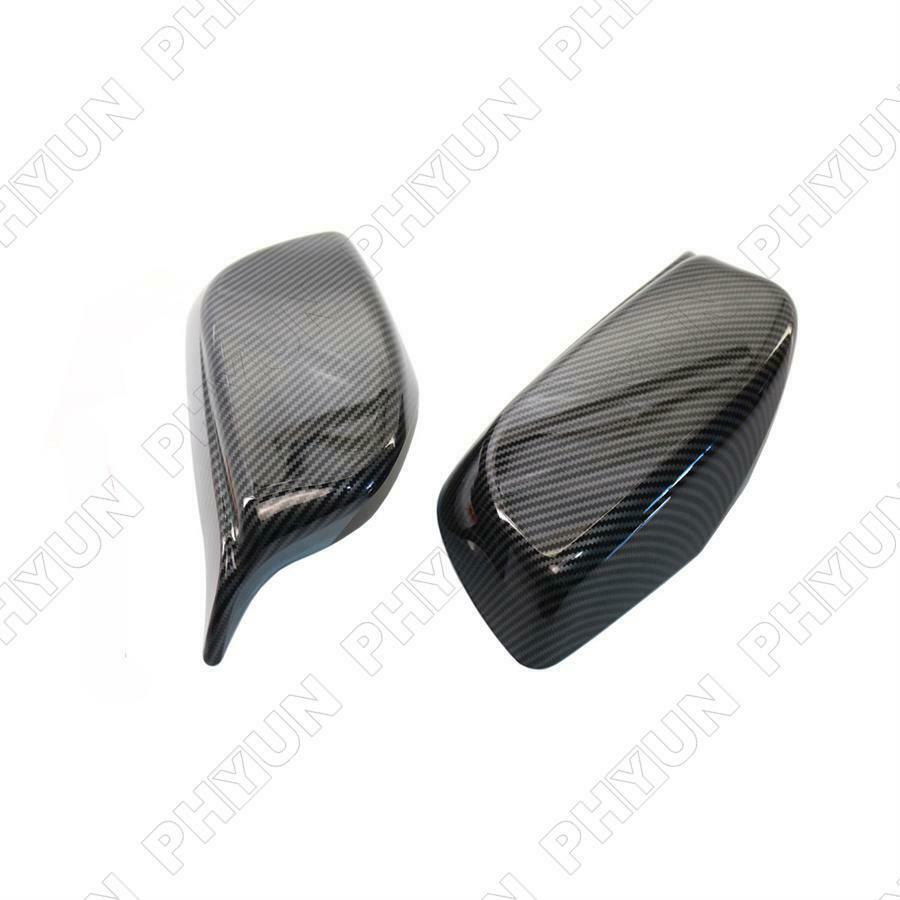 For 2004-2007 BMW 5 Series E60 E61 E63 E64 Side Mirror Cover Carbon Fiber Style