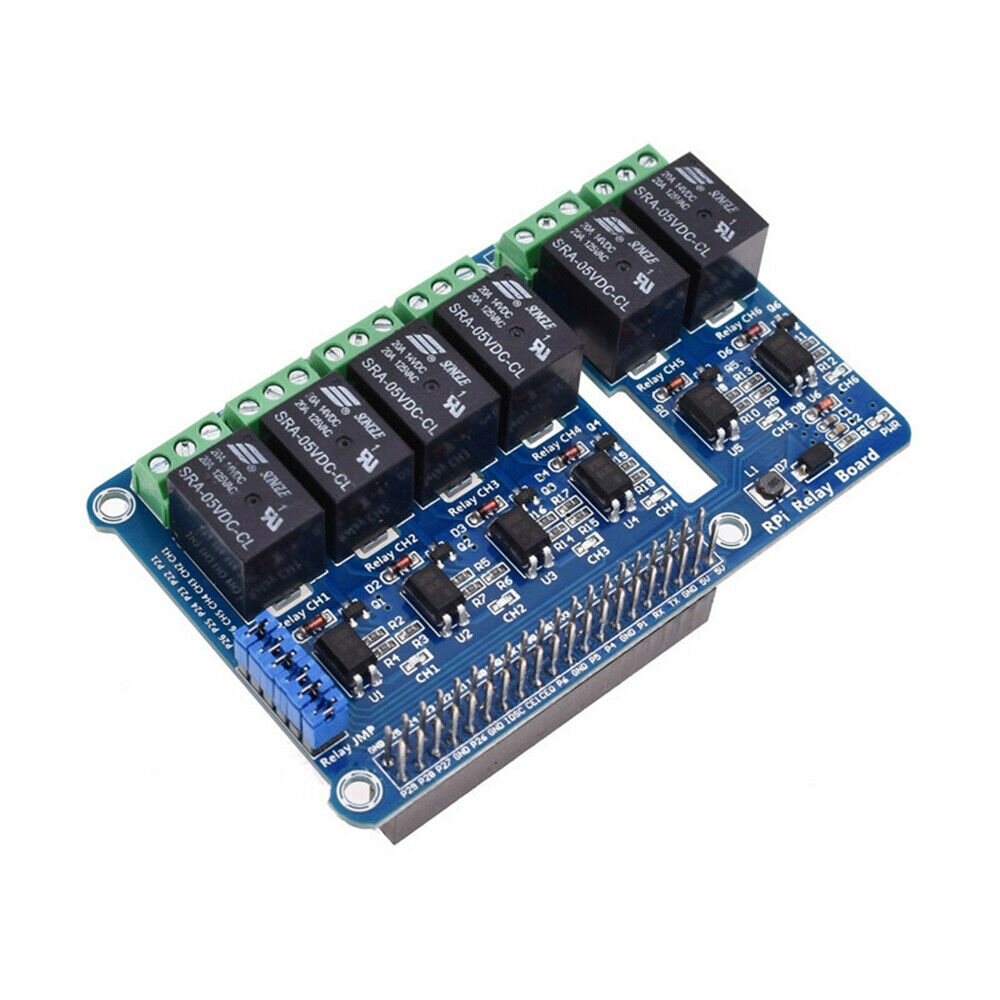 6Channel RPi Relay Control Module Expansion Board For Raspberry Pi 3 2 A+B+2B 3B