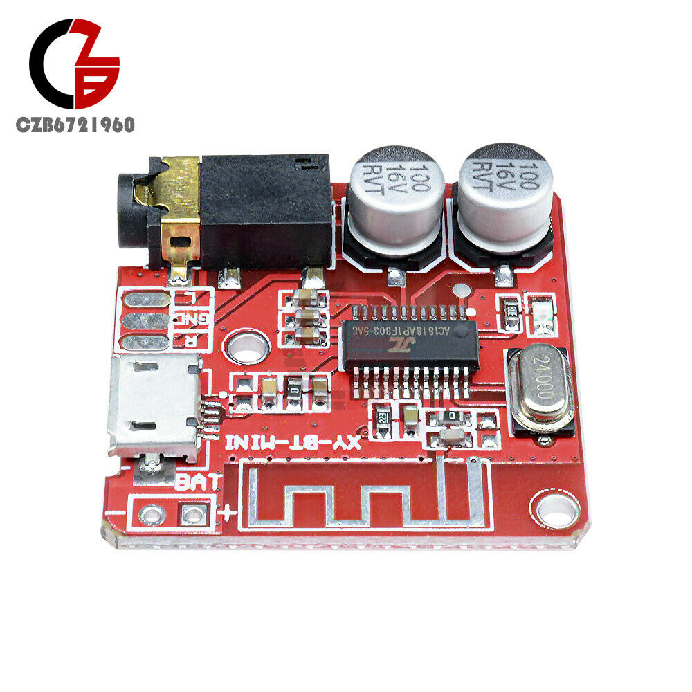 2x Mini Bluetooth 4.1 Audio Receiver MP3 Decoder Lossless Amplifier Module3.7-5V