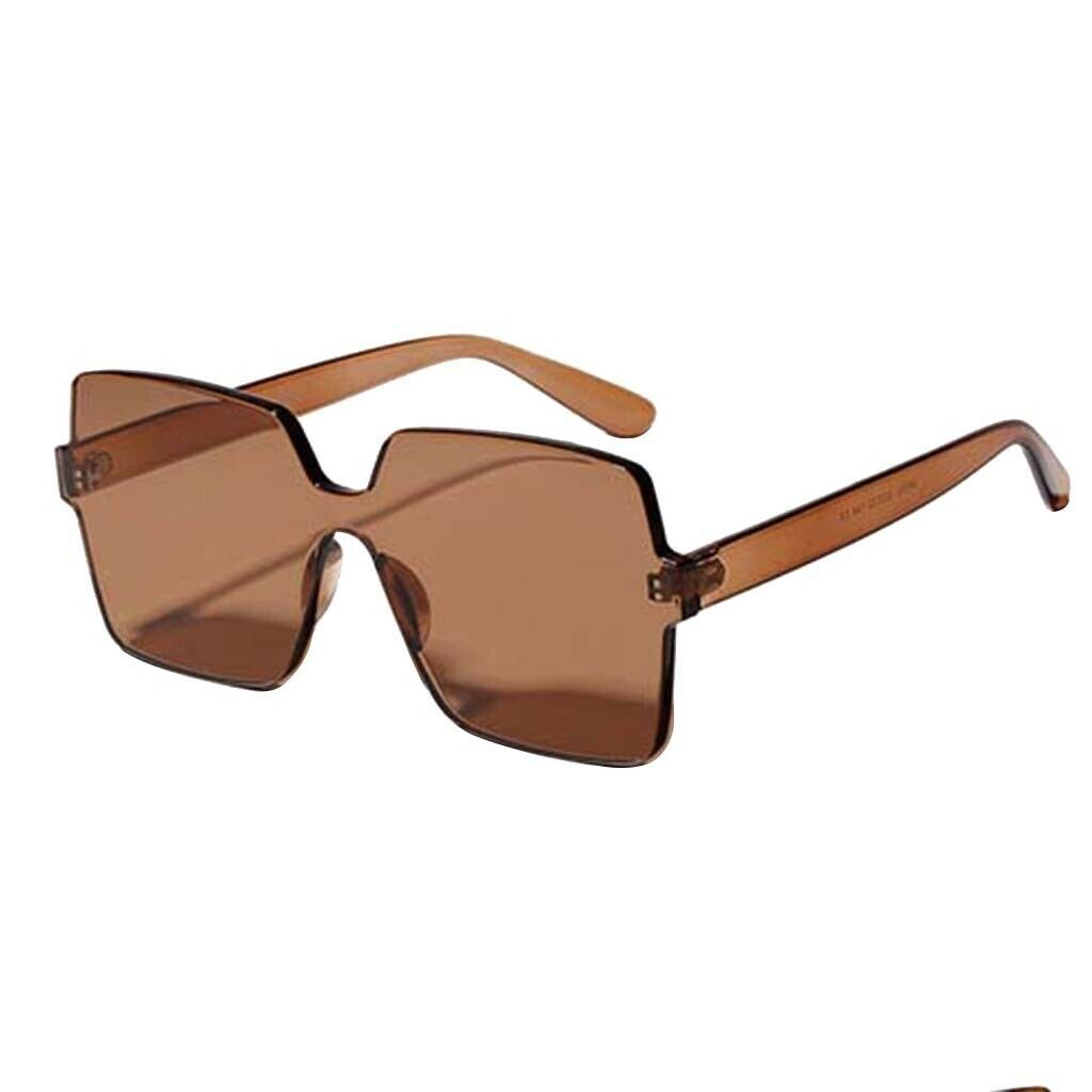 4pcs Women Mens One Piece Sunglasses Rimless UV400 Eyeglasses Party Shades