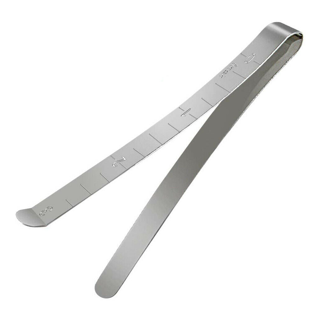 20pcs 3" Metal Hem Clips Measurement Ruler for  Pinning Marking