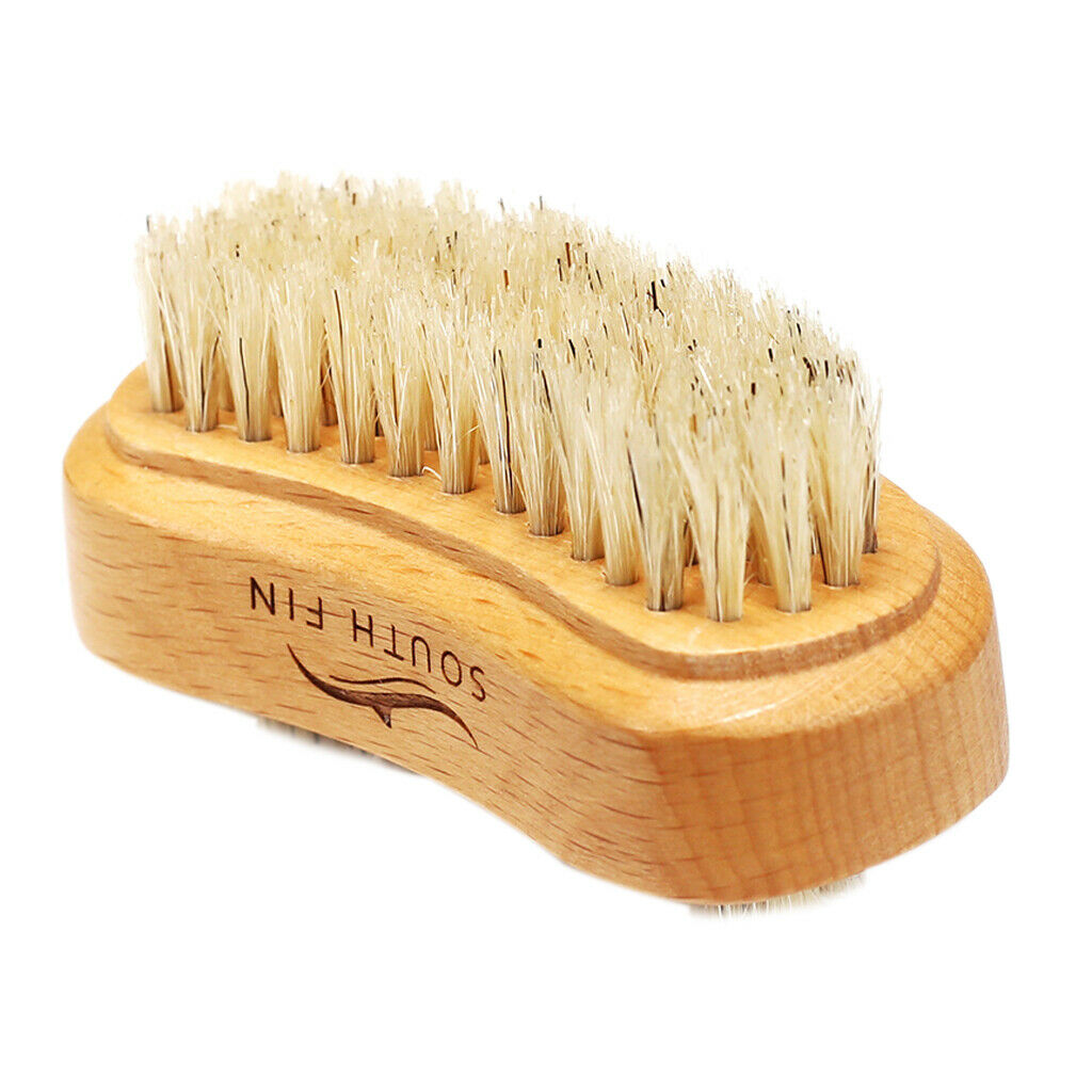 Natural Beechwood Finger Nail Brush Scrub Fingernail Toenail Cleaning Tool