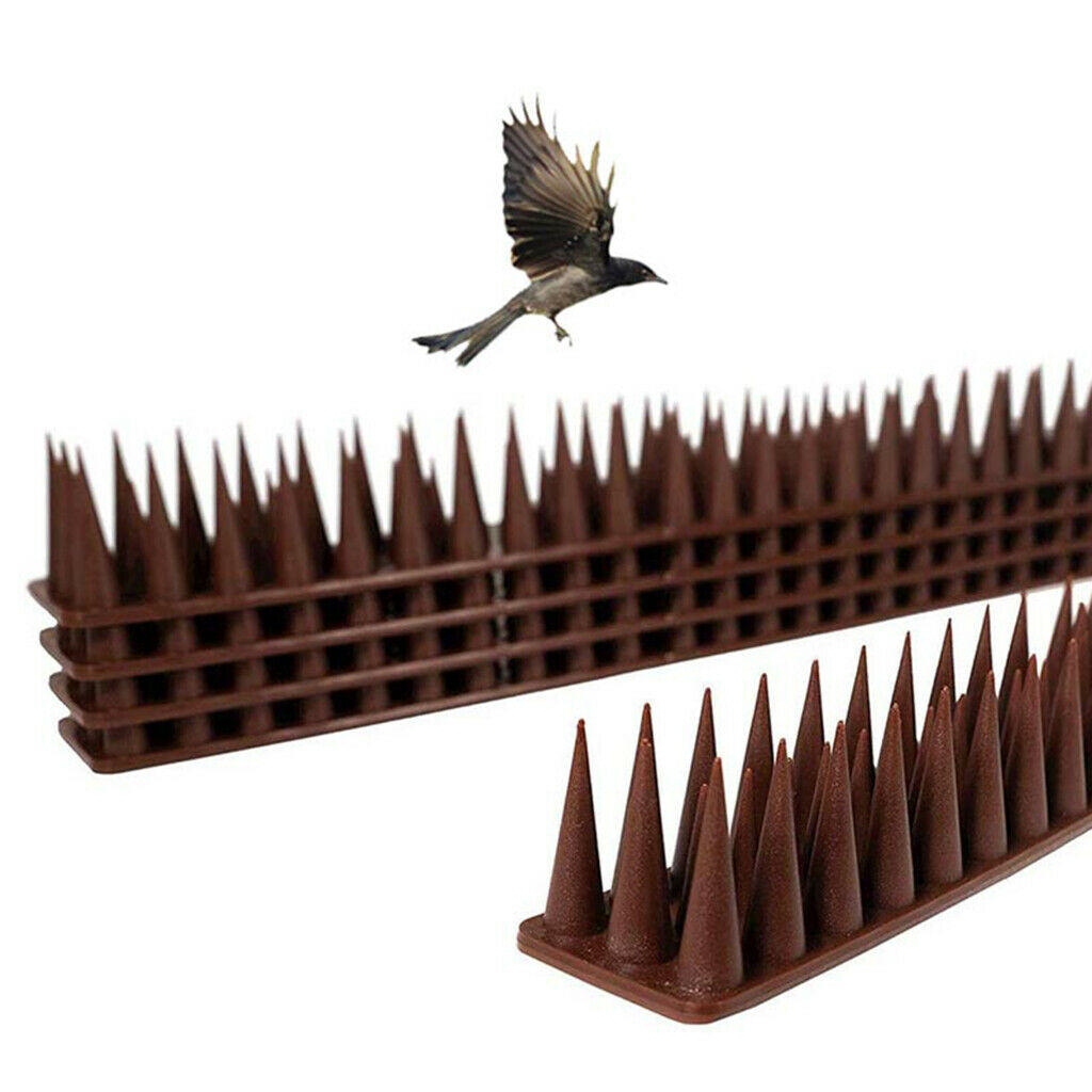 12pcs Plastic  Defender Rodent Cat Animal Repellent Roof Guard