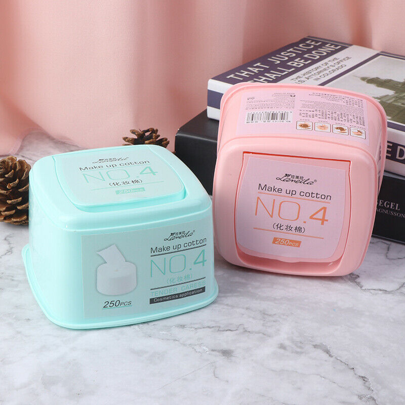 250Pcs/box Wipes Facial Clean Paper Cotton Pad Makeup Remover Pads Towelet DD