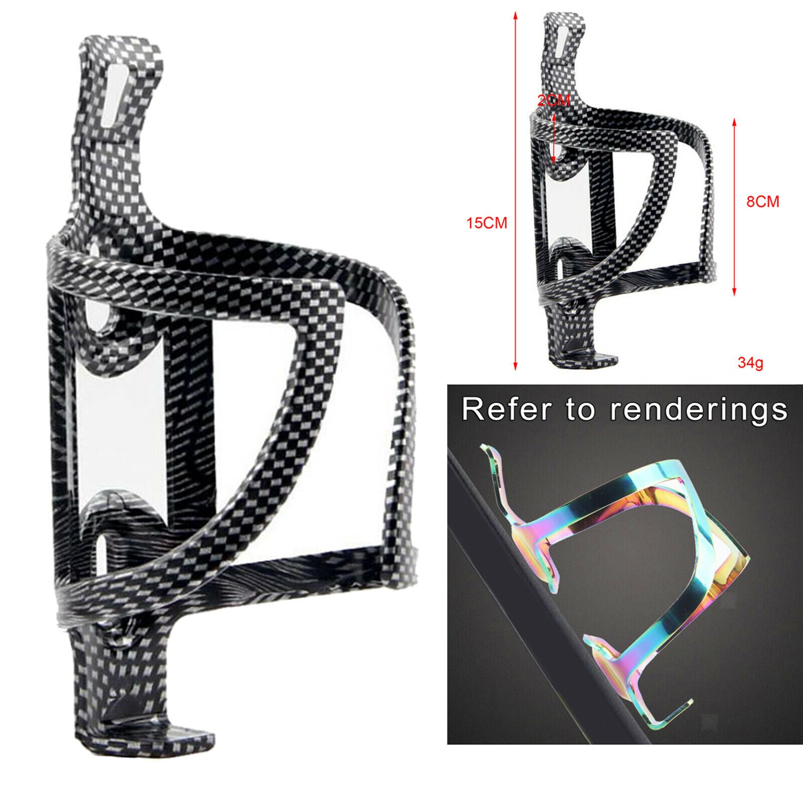 Bicycle Bottle Cage Stable Road Bike Water Cup Holder Beverages Bracket Rack