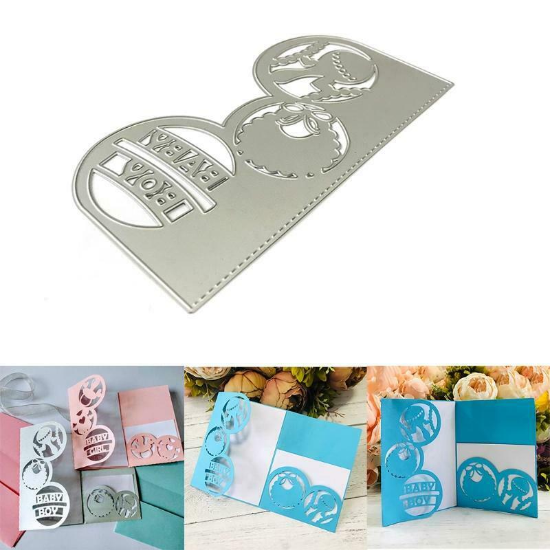Baby Boy Metal Cutting Dies Stencil Scrapbooking DIY Album Stamp Paper Embossing
