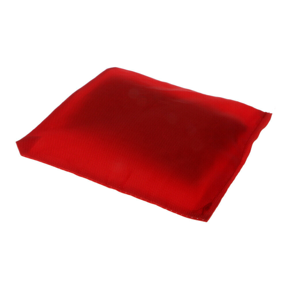 Cornhole Bag Weather Resistant with Canvas Cover Family Game 3.9''x3.9'' Red