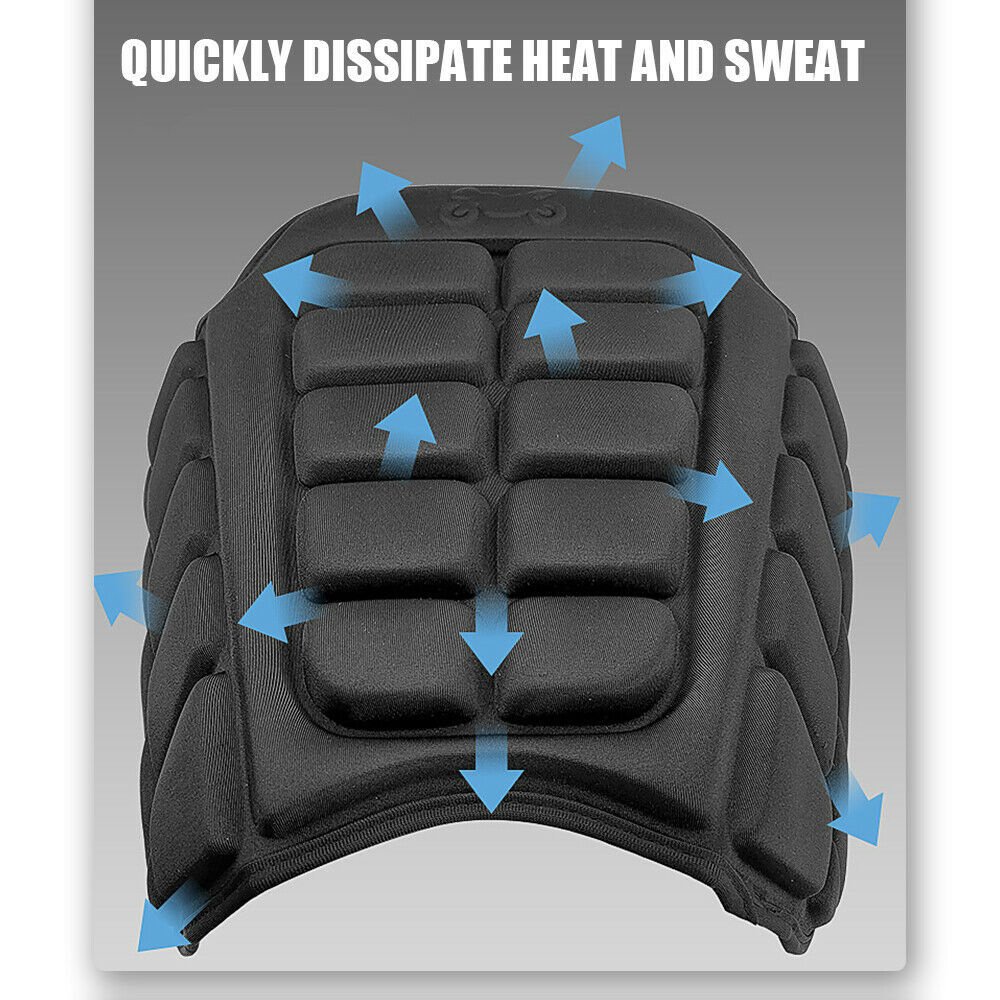 Motorcycle Comfortable Seat Cushion Inflatable Air Cool Seat Cover Pad Sunscreen
