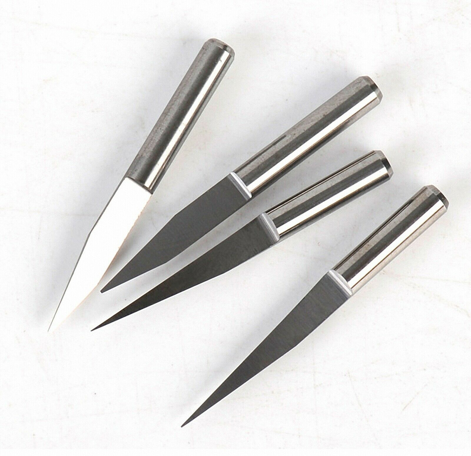 10Pcs Carbide PCB Engraving Bits CNC Router Tool 20 degrees 0.5mm