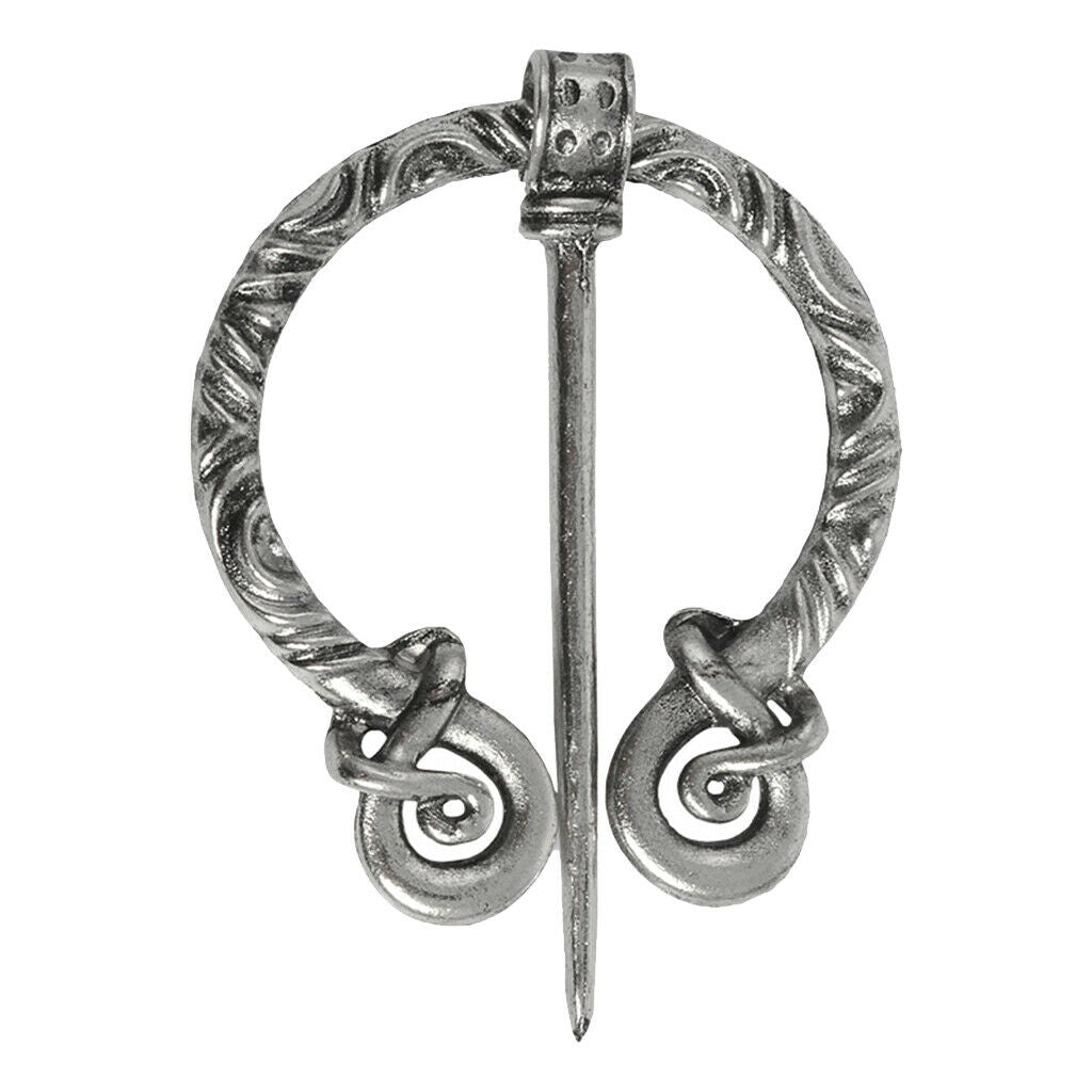 2 lot Viking Brooch Retro Shawl Coat Scarf Collar Jewellery Pin Buckle