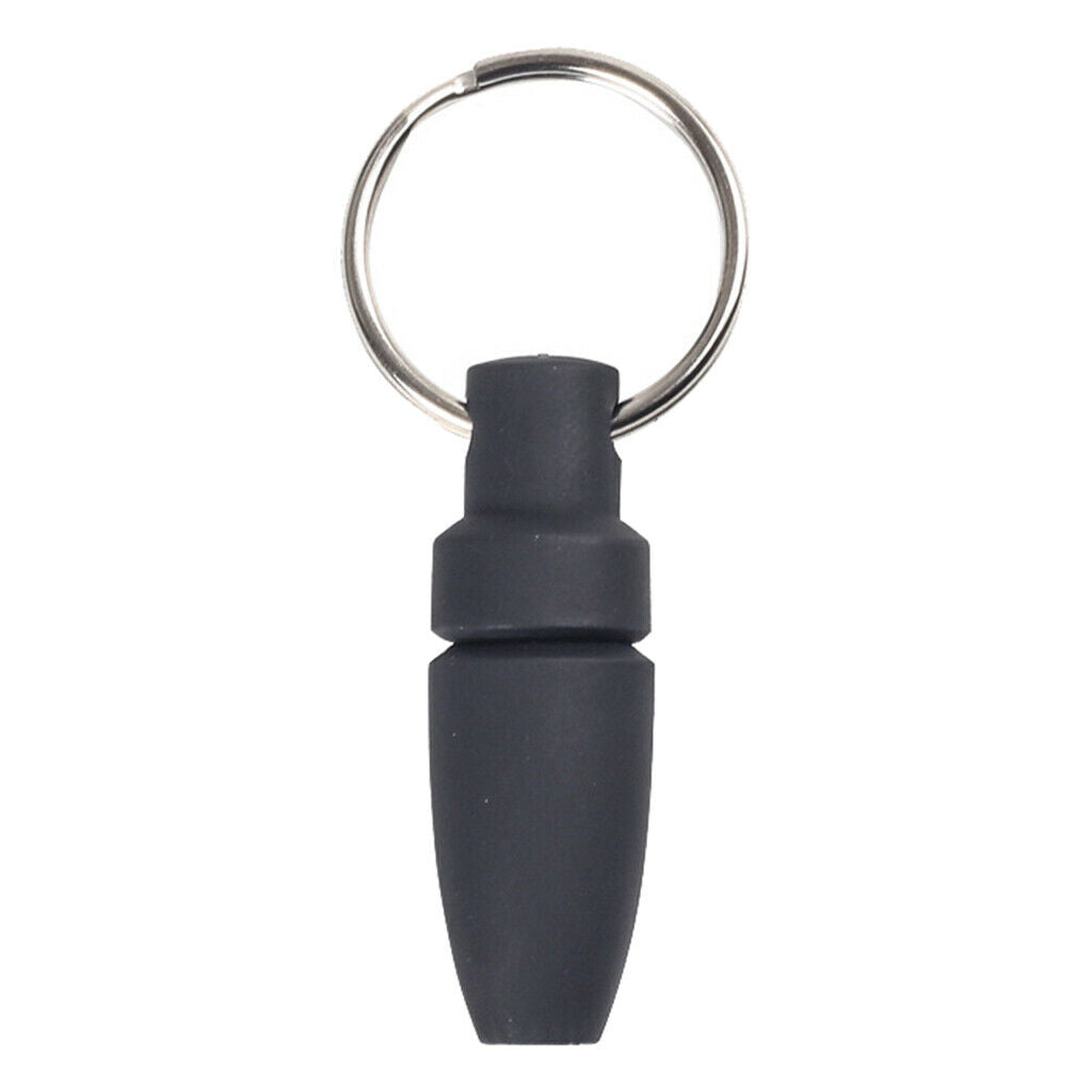Portable Black Cigar Puncher Keychain Cutting Travel Cigar Lovers Tools