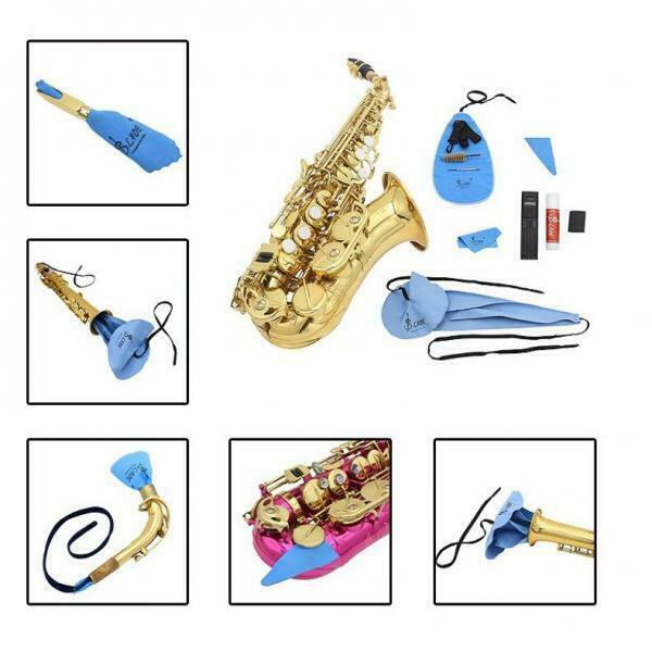 10pcs Saxophone Cleaning Care Set Belt Cork Grease Cushion for Sax Accs