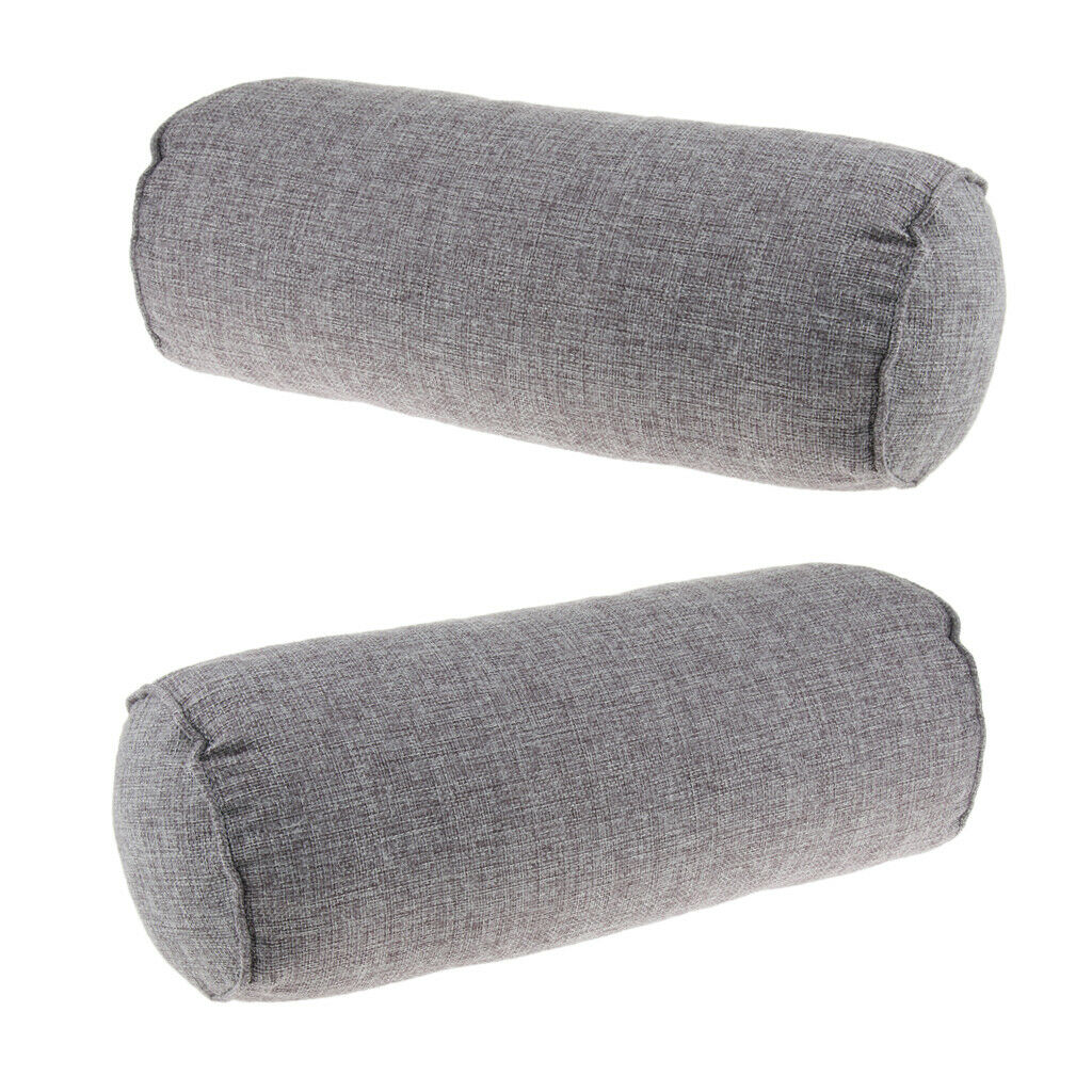 2PCS Comfortable Back Neck Roll Pillow Orthopedic Sleep Pillows Foot Support