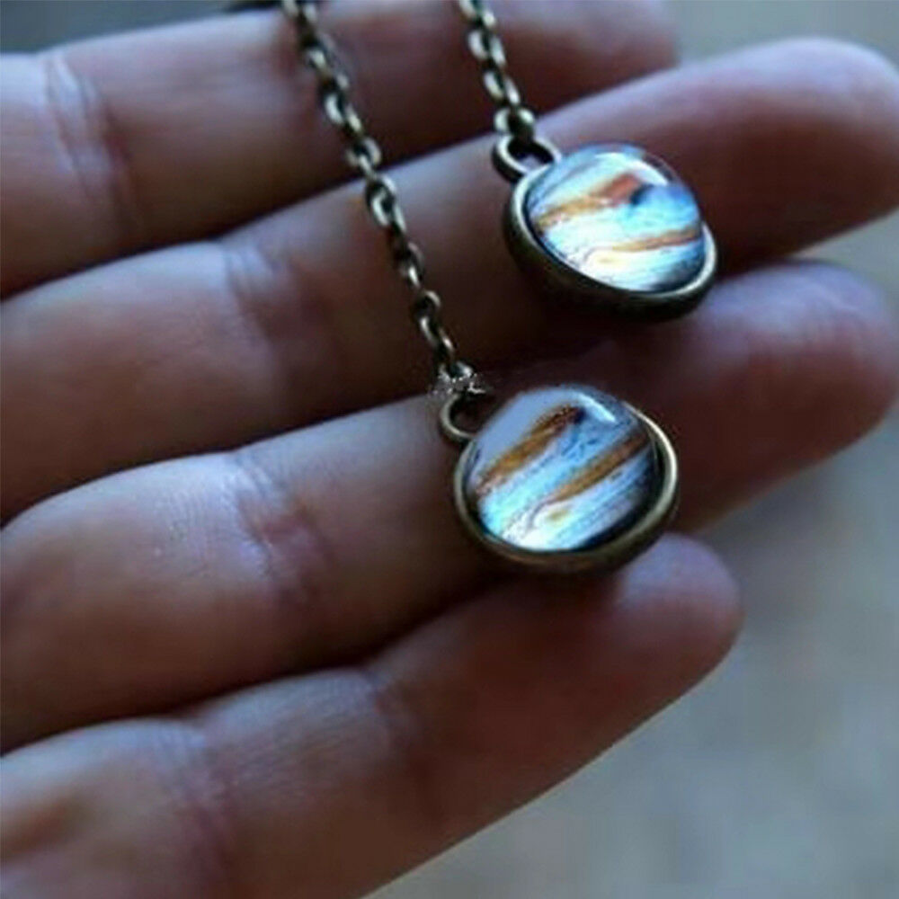 Jupitor Necklace - Outer Space Pendant Solar System Science Jewelry Planet Gift