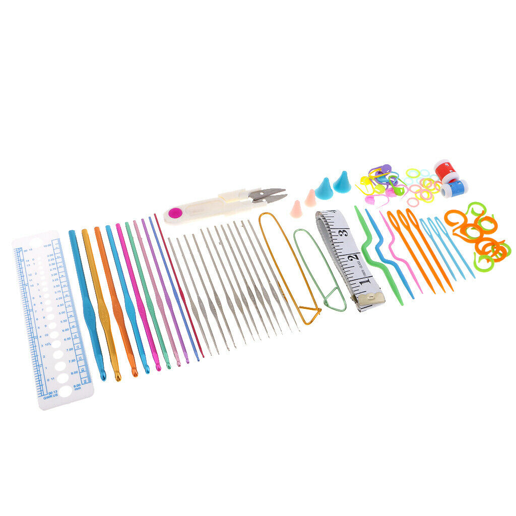 Metal Crochet Set Knitting Tools for Beginners And Family Members