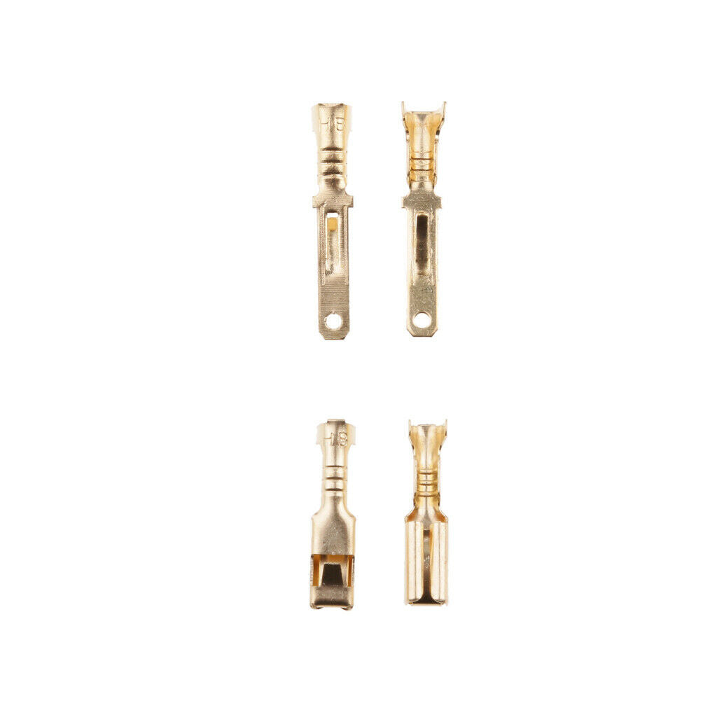 2.8mm 2 3 4 6 Pin Electrical Wire Connectors Spade Terminals Kit