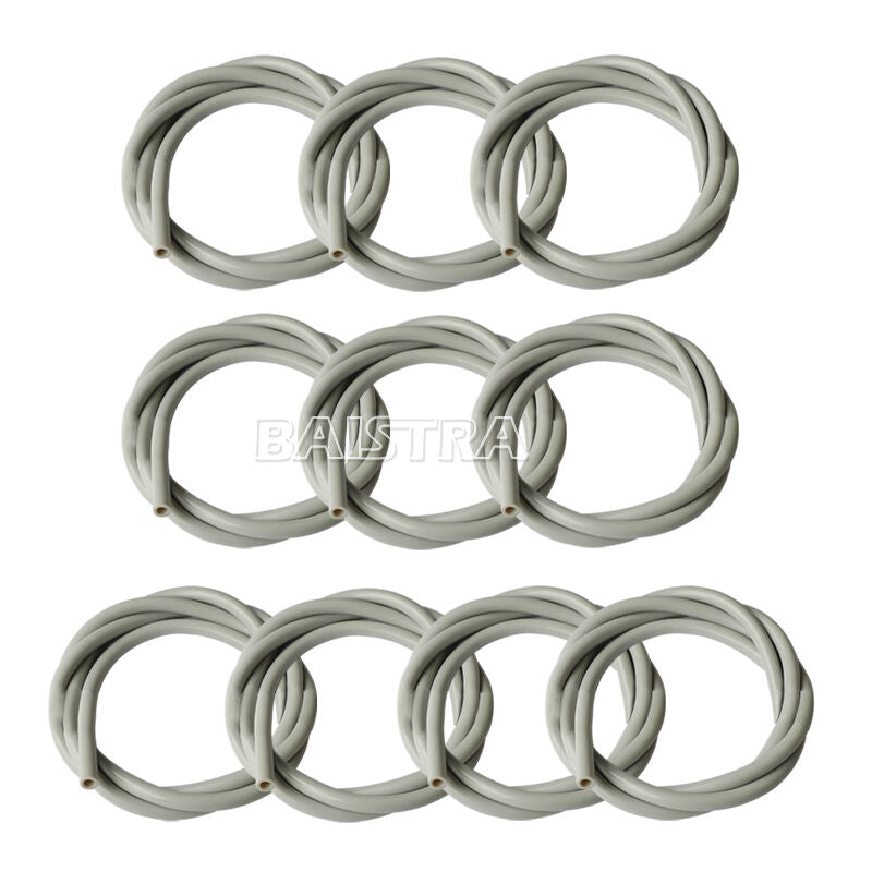 10 PCS Tubing Hose Pipes 1.5m for Dental Saliva Ejector Suction Low Weak HVE
