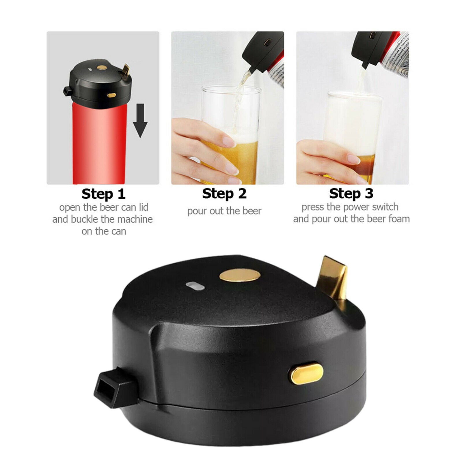Creative Beer Foam Machine Use Special Purpose Beer Foam Maker Gift Canning