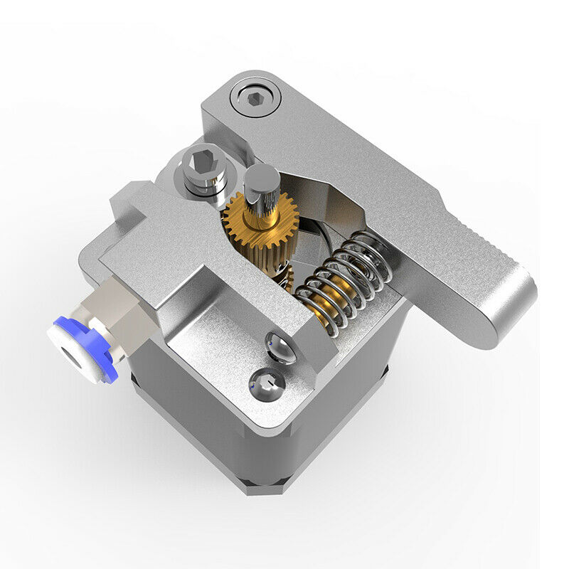 Mk8 Grey Extruder Aluminum Upgrade Dual Gear for Extruder CR10 CR-10S PRO 1.BDA