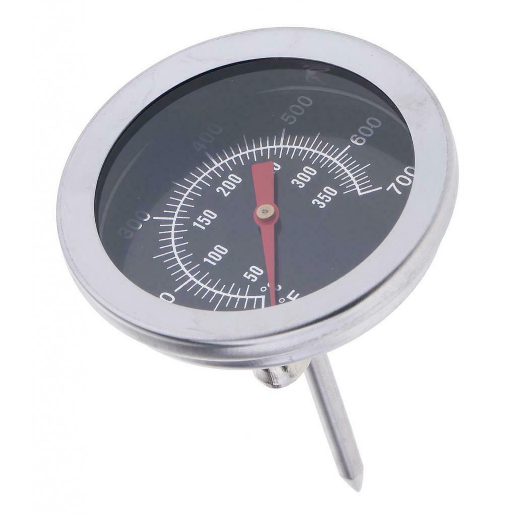 Stainless Steel Pit BBQ Smoker Grill Thermometer Temperature Gauge Tools 50-350â„ƒ