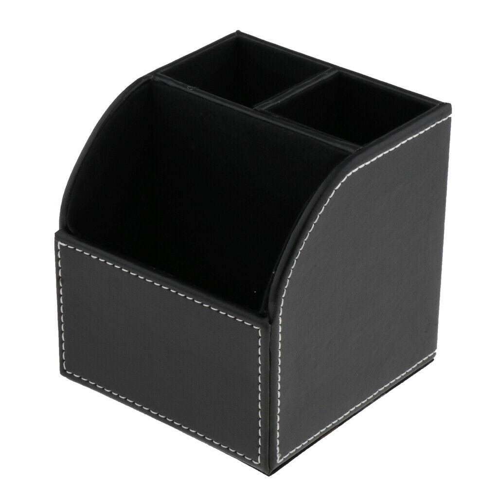 Makeup Brush Eyebrow Case Holder 3 Slot Desktop Brushes Pencil Organizer