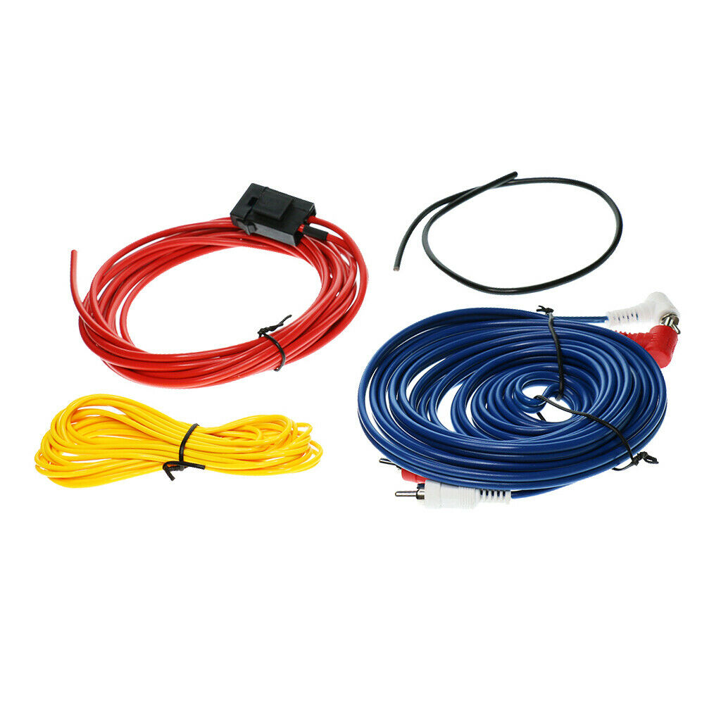 Pack of 4 Car Stereo Audio Subwoofer Amplifier Install AMP Wire Cable Kit
