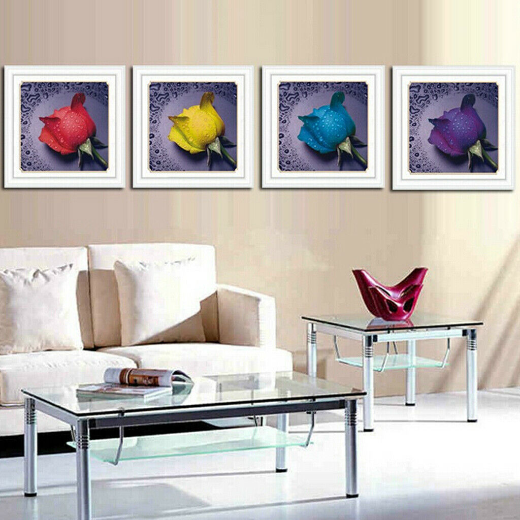 5D Diamond Painting Embroider Cross Stitch Craft DIY  Drop Blue #12