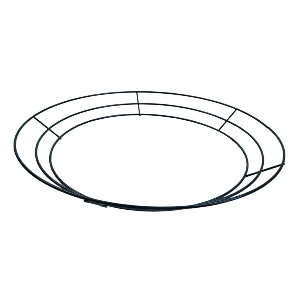 4Pcs 14inch Metal Wire Wreath Frame Rings DIY Crafts Wedding Decoration