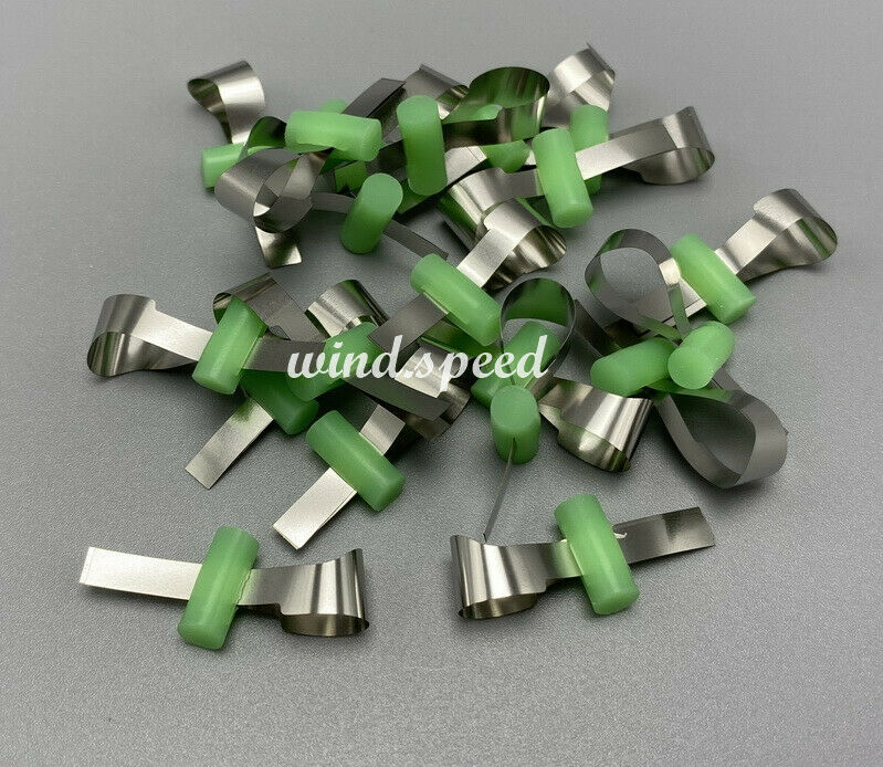 100pcs Dental Sectional Metal Matrix Bands contoured Automatrix Locker for Kids